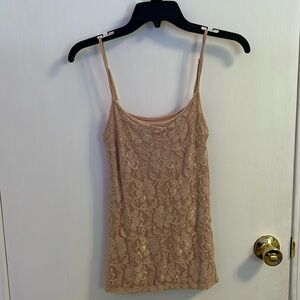 LOFT tank with lace detail